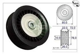 POULIE CR/ALT 81X26(6PK)D.DOKER-DUSTER-LOGAN II-KANG.EVOL=VKM36079