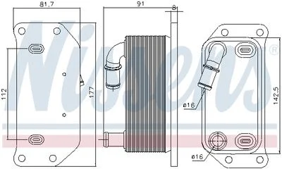 Radiateur d'huile NISSENS
