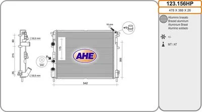 Radiateur de refroidissement AHE