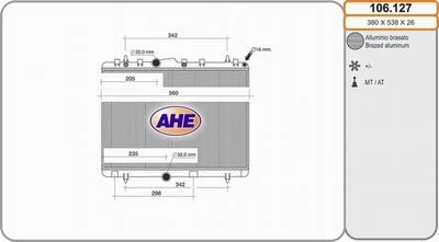 Radiateur de refroidissement AHE