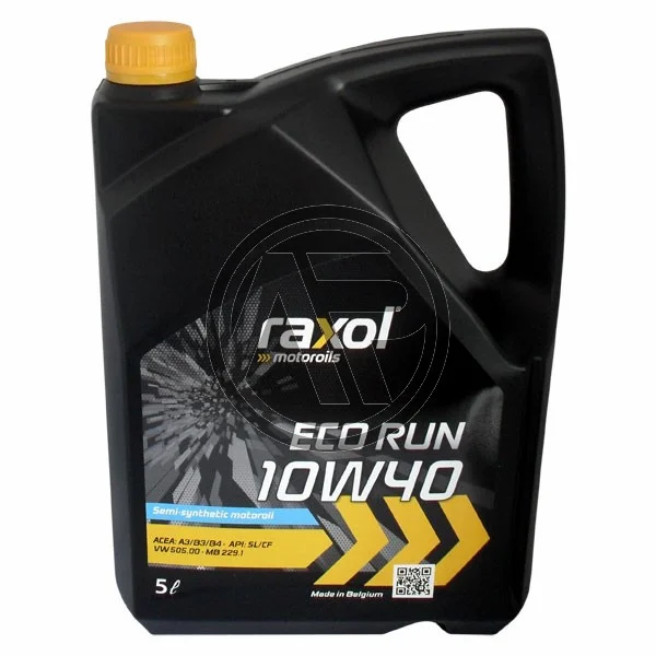 H.MOTEUR ECO RUN 10W40 5L (ACEA :A3/B3- API :SL/CF) (carton=4Bidons)