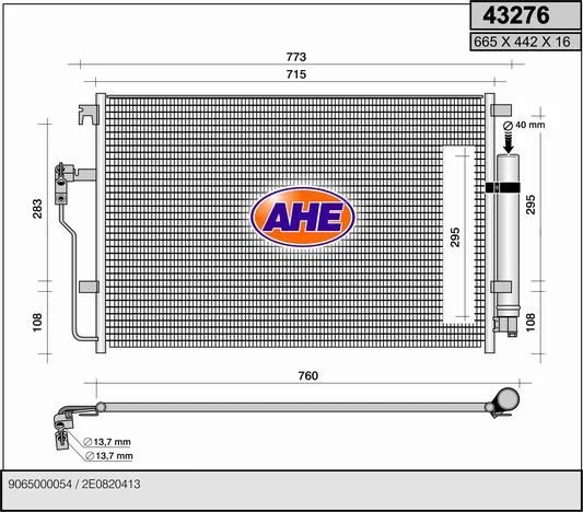 CONDENSEUR MERCEDES-BENZ SPRINTER 319 CDI -2009--