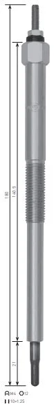 BOUGIE DE PRECHAFAGE NISSAN X-TRAILL/PATHFINDER/PATROL 10/SACH