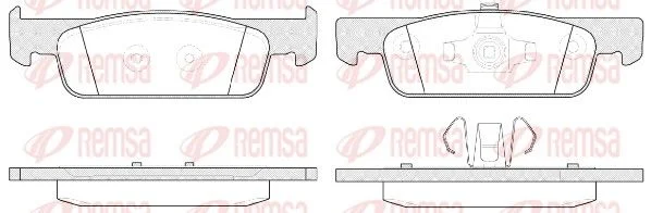وسادات الفرامل الأمامية REMSA