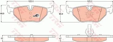PLQ FR  ARR 123x48  BMW (E46) 318/320-  =22-0261-0 =GDB1344