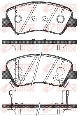 PLQ AV(133x58,2x17,8)KIA RIO III/IV-HYUN i20 II/ACCENT IV 1.6 2010-17