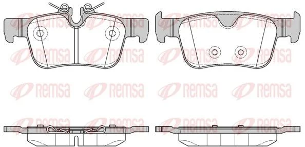 وسادات الفرامل الخلفية REMSA