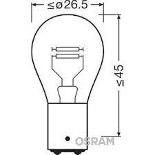 LAMPE 2P 21/4W 12 V