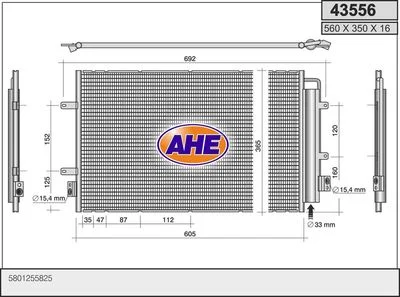 CONDENSEUR IVECO DAILY V -2011--2014=940431