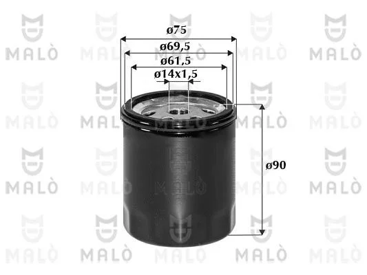 Filtre à carburant MAHLE