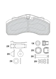 JEUX DE PLAQ SCANIA TT SYSTEM KNORR PL29108FCV4296