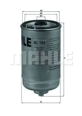 Filtre à carburant MISFAT