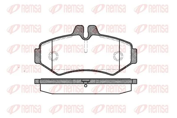 PLAQ ARR(125,9x61,9x18,8)MER SPRINT 313-VW LT 28-35 II 2.5TDI 1996-06