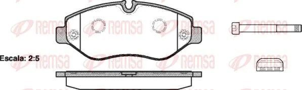 PLAQ AV(163,1x67,1x20,8)MERC SPRINT 3-t -VW CRAFT 30-50 2.0TDI 2011-