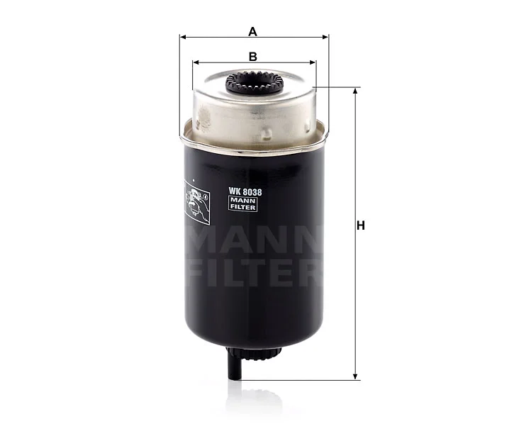 Filtre à carburant MAHLE