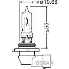 LAMP DE PROJECTEUR ANTIBROUILLARD  60W  12V  P20D
