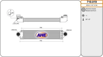 INTERCOOLER FORD FOCUS III 2,0 ST -2012-2017