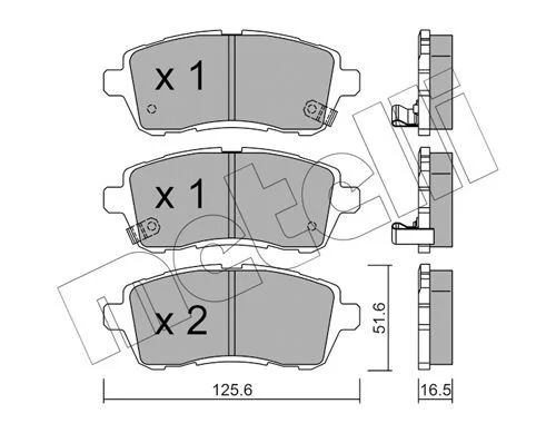 PLAQ. AV FORD FIESTA IV-SUZU SWIFT IV 2010+=FDB4426=GDB3437=22-0793-1