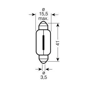 LAMPE 24V 15W SV8.5-8