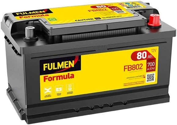 BATT 12V 80AH 700A(315x175x175) Positive à droite =EXE-EB802......L4
