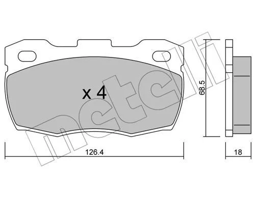 PL.130 PLAQ DE FREIN LAND ROVER DEFENDRE