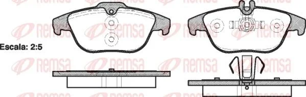 PLAQ AR(122,5x52,4x17,6) MERCEDES CLASSE C 180 CDI (W204) 2010-2014