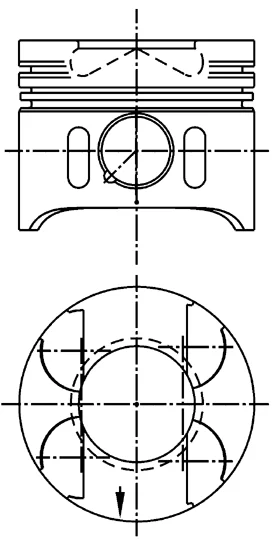 Piston KOLBENSCHMIDT