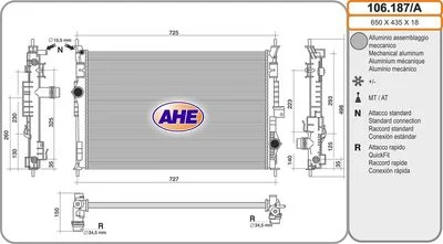 Radiateur de refroidissement AHE