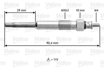 BOUGI PRECH 11V/16A NISAN MICRA II (K11) 98-2003=SD8352=CH185 10/SACH