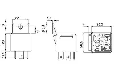 RELAIS ( 5 fiches )  (24V)