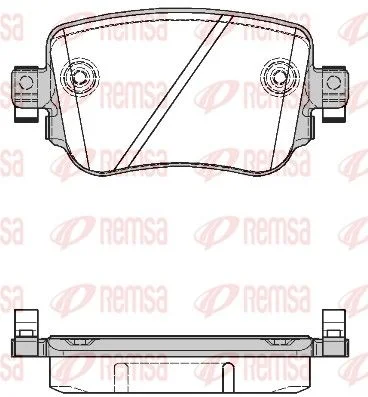 PLAQ AR(104,2x51,9x17,5)AUDI A1/Q3-VW CADDY IV/POLO VI 1.6TDI 2017-