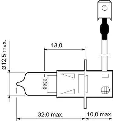 LAMP 12 V H3