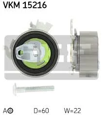 GALET TEN OPEL CORSA -ASTRA-VECTRA-ZAFIRA 1,4-1,6-1,8i 16v=531051830