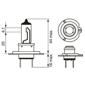 LAMPE H7 / 70W / 24V  BOITE 1