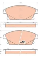 PLAQ AV OPEL ASTRA J ZAFIRA CHEVROLY=22-839-0 =PL24862