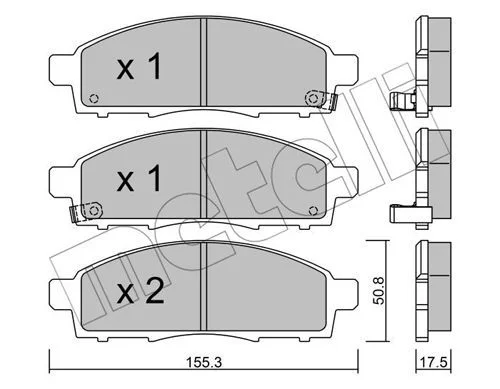 PN.800 PLAQ MITSUBISHI L 200 V / Triton 2.4