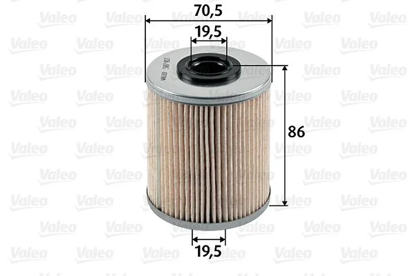 Filtre à carburant VALEO