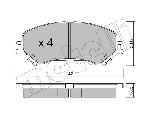 PLQ AV NIS QASHQAI RNLT MEGANE ESPACE5=22-1111-0 =PL22347