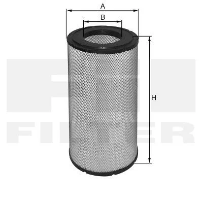 (ME073597)FILTRE  A AIR MITSUBISHI  FIGHTER ( 10 Goujons ) (R 551)