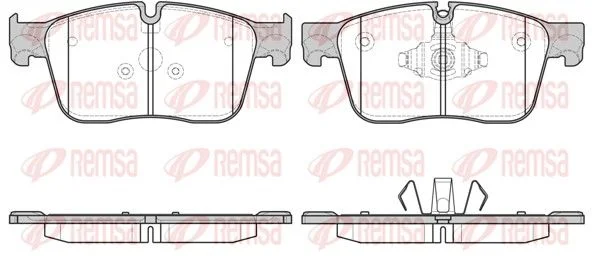 وسادات الفرامل الأمامية REMSA