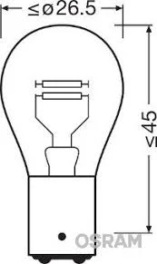 LAMPE 24V  21.5W BAY15D