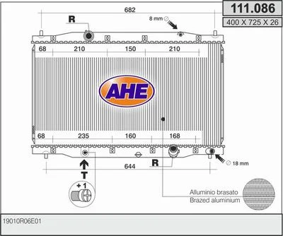 Radiateur de refroidissement AHE