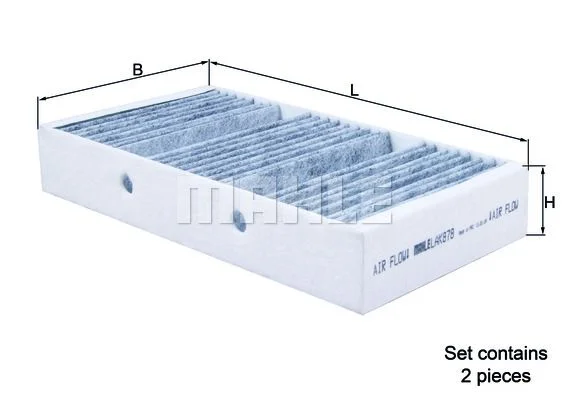 Filtre d'habitacle MAHLE