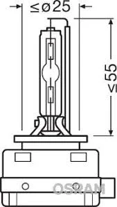 LAMPE 12V 100/80 W  P43T=62204SBP