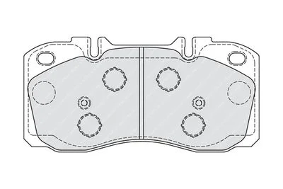 JEU PLAQ AV IVECO DAILY SYS BREMBO 22-0268-0