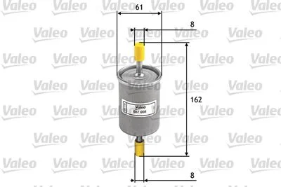 Filtre à carburant VALEO