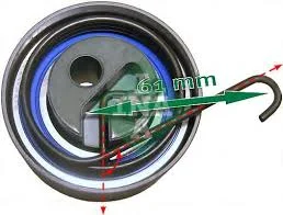 GALET TEN OPEL  ASTRA-CORSA 1,7 CDTI  16V=VKM15218=BT21459