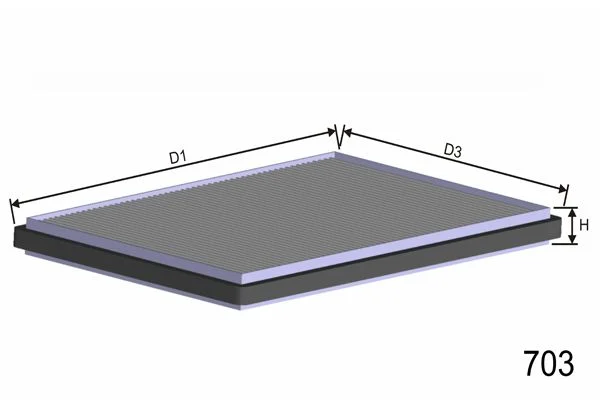 Filtre d'habitacle MISFAT
