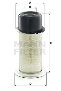 KIT FILTRE A AIR (INT ET EXT) JCB  3CX