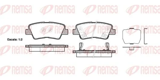 PLAQ AR(99,8x41,2x15,5)KIA RIO IV/SPORTAG IV-HYUN ACCENT IV 1.6 2010-